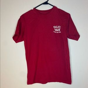 Red vans shirt